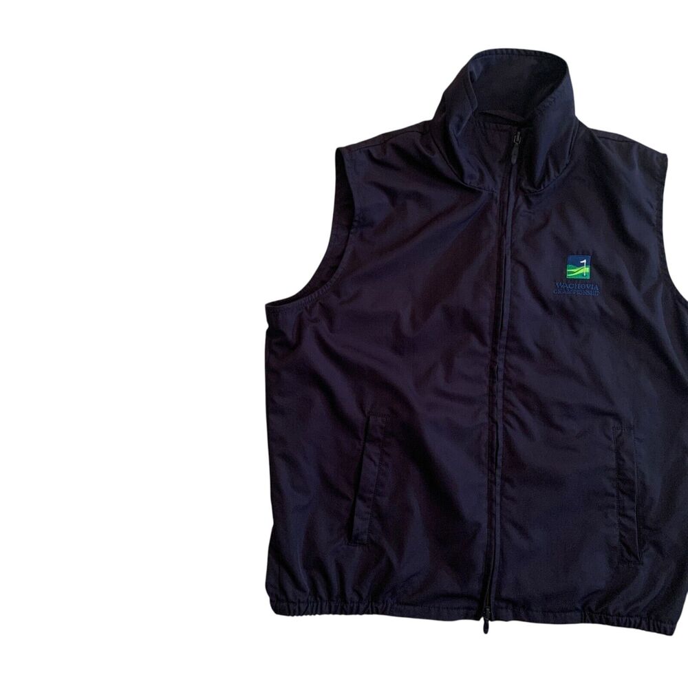 Ralph Lauren Golf Men's Size M Wachova Championship Full Zip Golf Vest - Picture 7 of 11